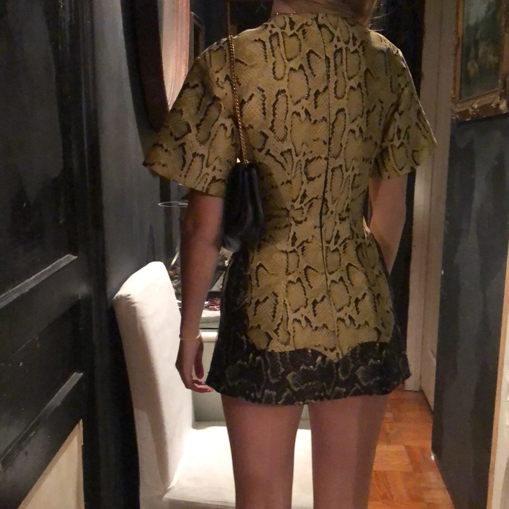 Stella McCartney PARTY Snakeskin Print Dress, SZ 36 - Picture 11 of 15